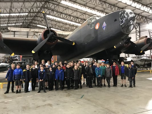 Image of Y6 trip to Yorkshire Air Museum